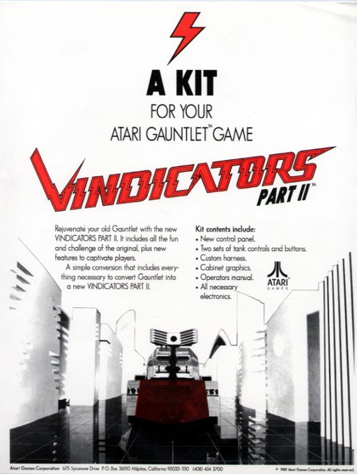 Vindicators Part II (rev 3) Game Cover